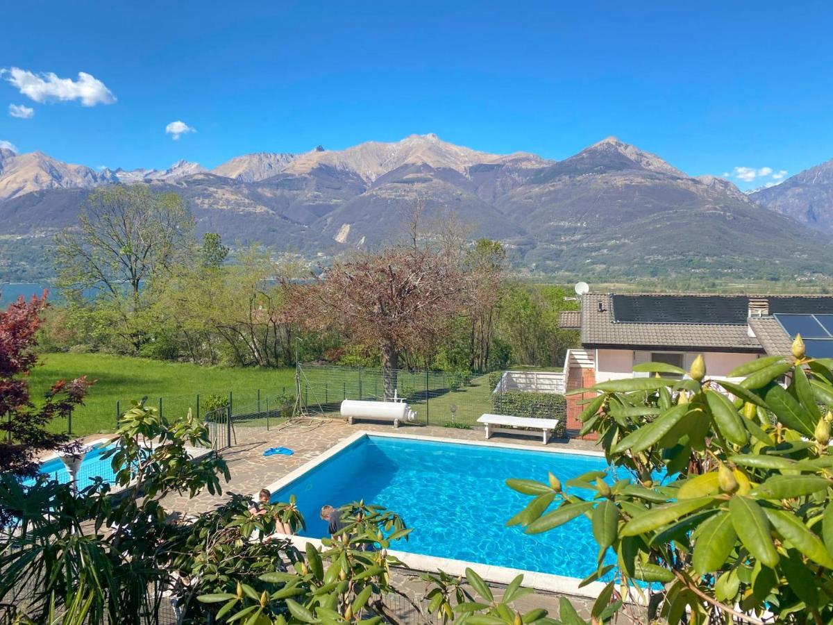 Bellavista A Garten Appartement Mit Pool Colico Dış mekan fotoğraf